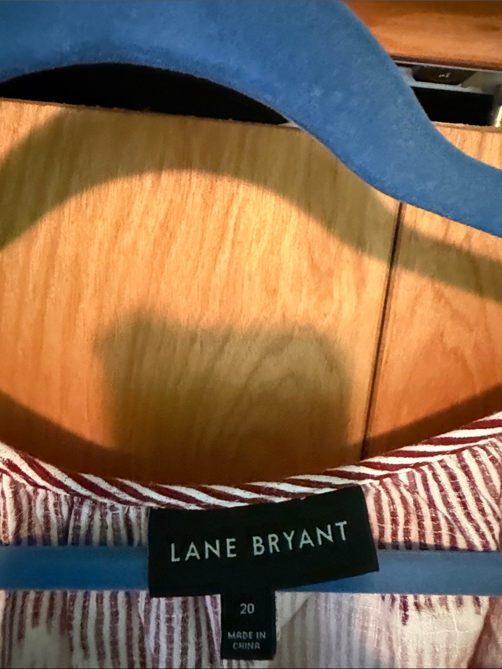 Lane Bryant Red and White Striped Kids Bottoms